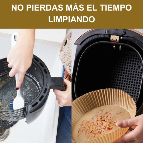 AirFryer Paper™ - Olvídate de Limpiar, sin Accidentes.