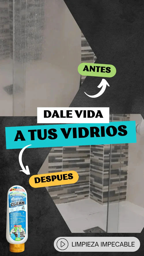 Dida Clean™ - Cristales impecables en un solo paso