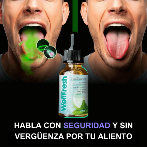 WellFresh™ - Elimina tu aliento de porqueria
