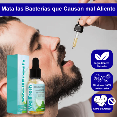 WellFresh™ - Elimina tu aliento de porqueria