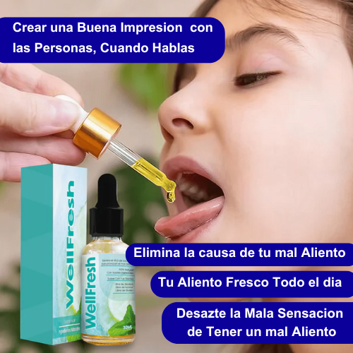 WellFresh™ - Elimina tu aliento de porqueria