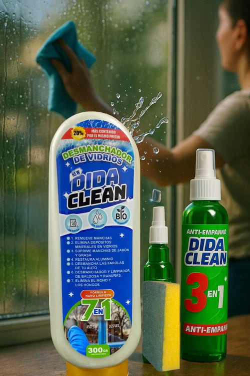 Dida Clean™ - Cristales impecables en un solo paso